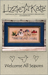 Welcome All Seasons -- counted cross stitch from Lizzie Kate