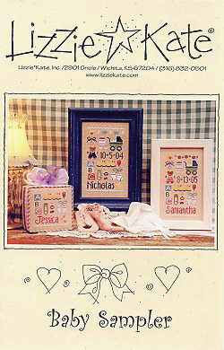 #115 Baby Sampler from Lizzie Kate #115 Baby Sampler from Lizzie Kate