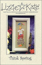 Think Spring -- counted cross stitch from Lizzie Kate
