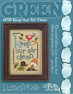 F95 Keep Our Air Clean GREEN Flip-it