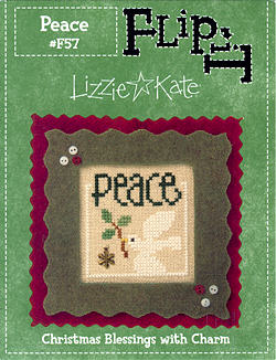 F57 PEACE - 12 Blessings of Christmas Flip-It from Lizzie Kate F57 PEACE Flip-It