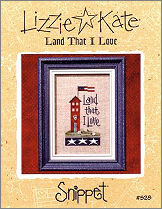 Land That I Love -- counted cross stitch from Lizzie Kate