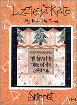 My Favorite Time -- counted cross stitch from Lizzie Kate