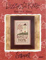 Bless Our Home -- counted cross stitch from Lizzie Kate